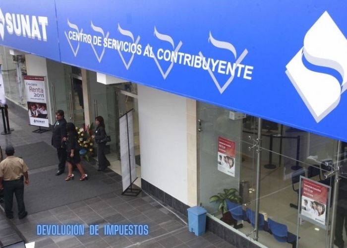 Devolución de impuestos - SUNAT